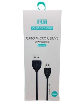 Cabo de Dados Micro USB/V8 FAM