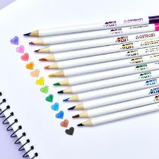 L�pis 12 Cores Leoclean Antibacteriano Leo e Leo