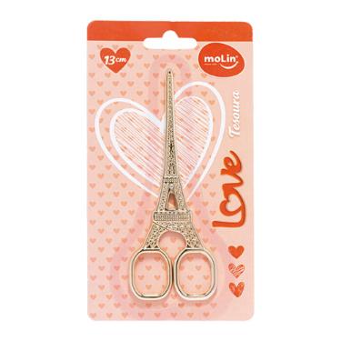 Tesoura Love Torre Eiffel Molin 22899