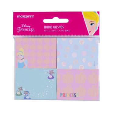 Bloco Ades Princesa Cinderela C/4 BL Maxprint 74000064