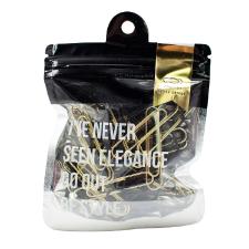 Clips Bee Unique 50MM C/50 Preto/Dourado SL -190062