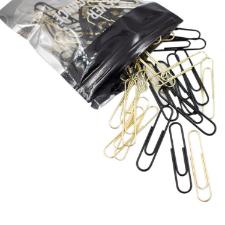 Clips Bee Unique 50MM C/50 Preto/Dourado SL -190062