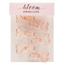 Prendedor de Papel Bloom Spring Cora��o C/6 SL-190091