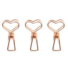 Prendedor de Papel Bloom Spring Cora��o C/6 SL-190091