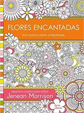 LIVRO ANTIESTRESSE FLORES ENCANTADAS