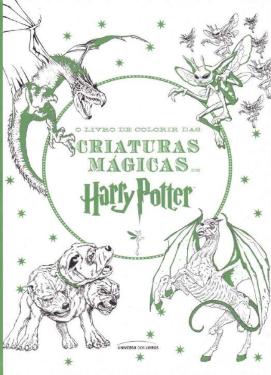 LIVRO ANTIESTRESSE CRIATURAS M�GICAS DE HARRY POTTER