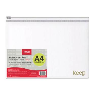 PASTA C/ ZIPER 5 UNI 360x240mm KEEP