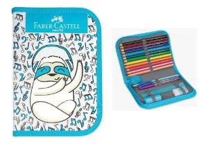 Estojo Escolar Bicho Pregui�a  FABER CASTELL