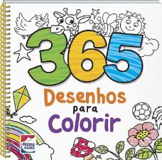 LIVRO INFANTIL P/ COLORIR 365 DESENHOS
