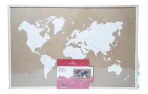 QUADRO CORTI�A MAPA MUNDI  WINPAPER