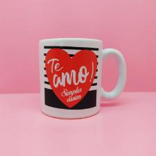 CANECA TE AMO SIMPLES ASSIM 280ML PEGORIN