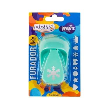 FURADOR DE EVA FLOCO DE NEVE 25MM BRW