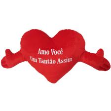 PELUCIA CORACAO C/ MAO TE AMO SIMPLES G MEGA FOFO
