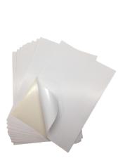 Papel Adesivo Branco Fosco 180G Tamanho A4 Pacote com 10 Folhas