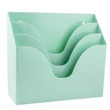 ORGANIZADOR TRIPLO OFFICE VERDE PASTEL MAXCRIL