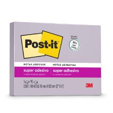 Bloco de Notas Adesivo 76X102mm com 1 Bloco de 90 Folhas Lilac - Post-it - 3M