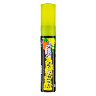 GIZ LIQUIDO NEON 25 G PONTA 15 MM AMARELO BRW