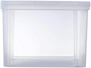 ORGANIZADOR PL�STICO 30 LITROS CRISTAL ORDENE