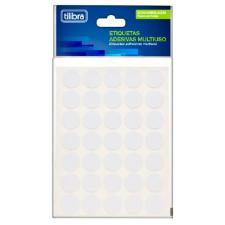 ETIQUETA ADESIVA 13MM BRANCA 6 FOLHAS 420 UNIDADES TILIBRA