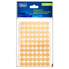 ETIQUETA ADESIVA 19MM OURO 6 FOLHAS 210 UNIDADES TILIBRA