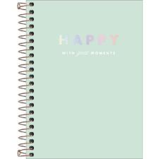 CADERNETA ESPIRAL CAPA DURA 1/8 HAPPY 80 FOLHAS TILIBRA