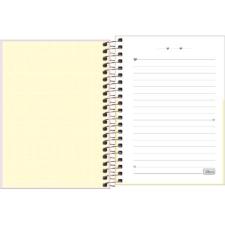 CADERNETA ESPIRAL CAPA DURA 1/8 HAPPY 80 FOLHAS TILIBRA