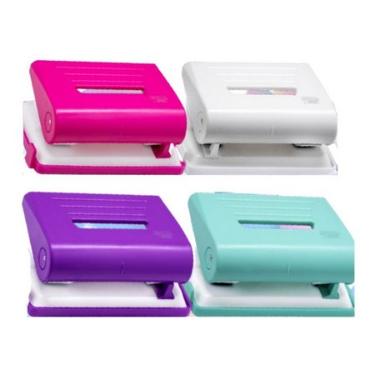 PERFURADOR 2 FUROS P/15FLS COLOR BRW PF2001