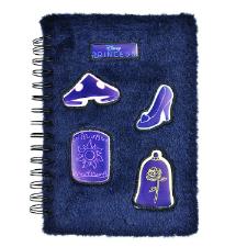 CADERNO PELUCIA BORDADA 1/4 - ESPIRAL DUPLO - 80FLS - 80GR. - DERMIWIL