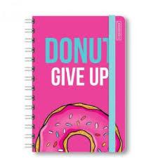 CADERNO 80FLS 70GR WIRE O OFF WHITE DONUTS DERMIWIL