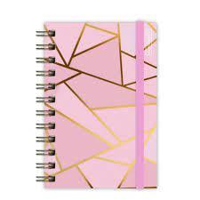 Caderno Container Fashion Pink Geometrico Dermiwil