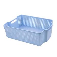 CESTA EMPILH�VEL ALTA - 11L 37582 - AZUL CLARO - UN - DERMIWIL