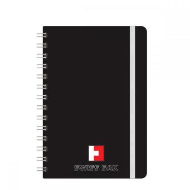CADERNO COLLEGE (1X1) - WIRE O - 80FLS - 70GR SWISS SAK - DMW