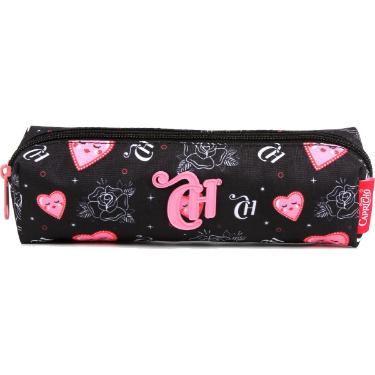 ESTOJO TECIDO CAPRICHO CORACAO 1ZIPER DMW