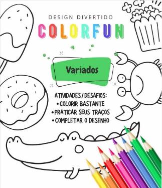 Livreto de Colorir Colorfun Diversos