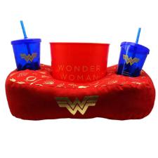 kit almofada porta-pipoca s�mbolos wonder woman dc comics zona criativa vermelha