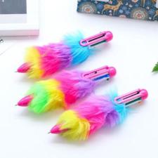 CANETA ESFEROGRAFICA PELUCIA 6 CORES