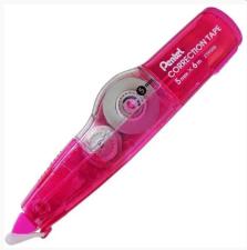 Fita Corretiva 5mmx6m Com Refil Rosa Pentel