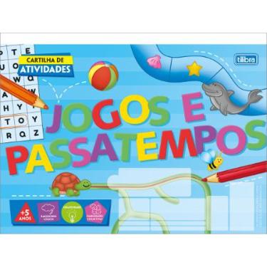 CARTILHA DE ATIVIDADES JOGOS E PASSATEMPOS ACAD�MIE 20 FOLHAS TILIBRA