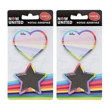 BLOCO NOTAS ADES NOW UNITED COM 2 UNID MOLIN