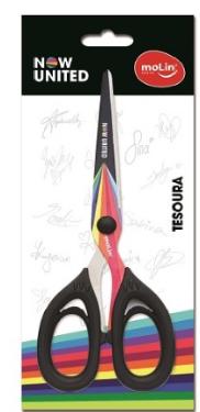 TESOURA NOW UNITED PRETA  MOLIN