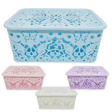 Caixa Organizadora Butterflys 25x19,5cm em Pl�stico Cores Sortidas Sutt Comercio