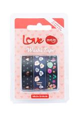 Washi Tape Fita Adesiva Love 15mm x 3m Molin