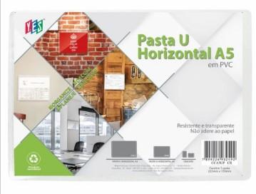 Pasta U Pvc Horizontal A5 Cristal Yes
