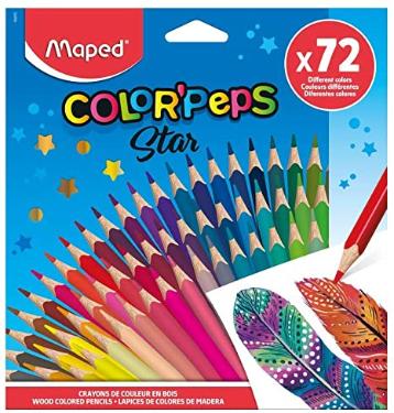 Lapis De Cor Maped Colorpeps 72 Cores Star Maped