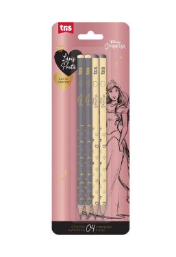 LAPIS PT TRIS  DISNEY PRINCESAS C/4UN 612621