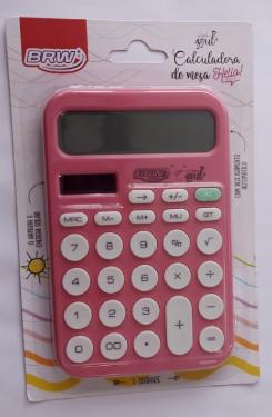 CALCULADORA DE MESA BRW ROSA CC4003