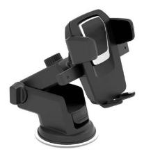 SUPORTE HMASTON VEICULAR UNIVERSAL PT C/ VENTOSA DE SILICONE CJ502