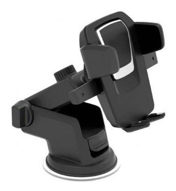 SUPORTE HMASTON VEICULAR UNIVERSAL PT C/ VENTOSA DE SILICONE CJ502