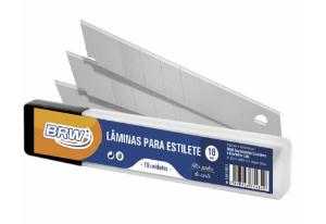L�mina Para Estilete Largo 18mm 10un BRW