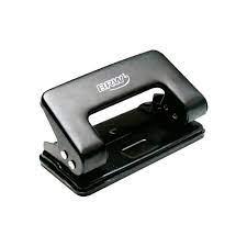 Perfurador de Papel A�o 10 Folhas Preto Brw - Unit�rio - PF1000